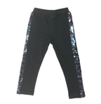 A70 82341-A Side Sequin Leggings : Peacock / 4 5 6;2-2-2