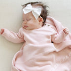 HEIRLOOM COTTON KNIT SETS: Tan / 3-6 Months