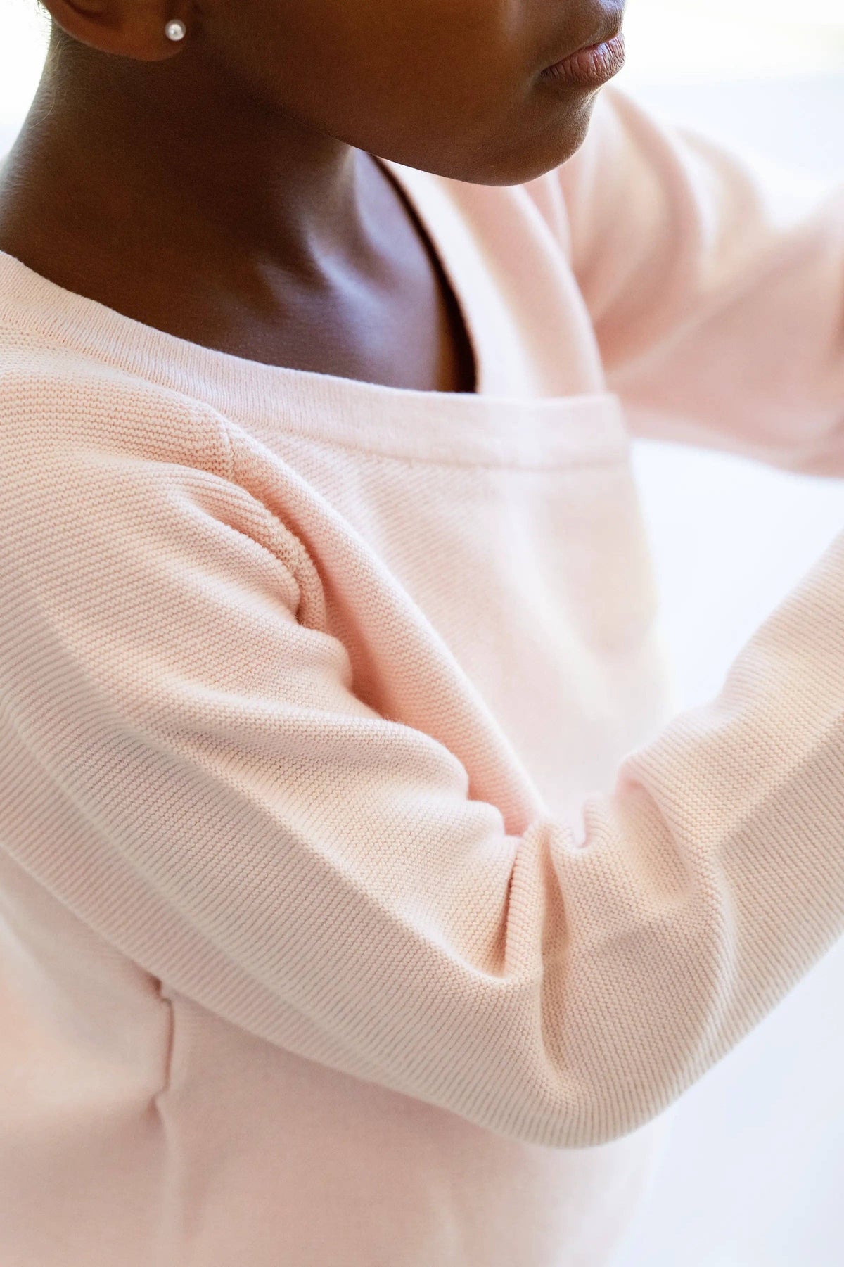 Wrap Cardigan_Light Pink: Girl / Light Pink / 12-18m