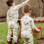 On The Orchard Organic Cotton Two-Piece Pajamas: 3T