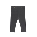 Charcoal | Organic Baby Dress Pants: 3-6m