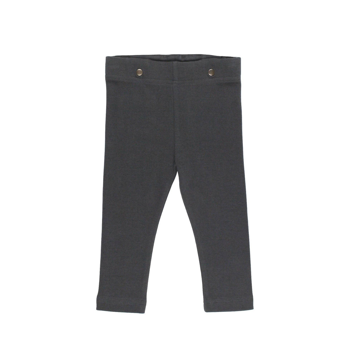 Charcoal | Organic Baby Dress Pants: 3-6m