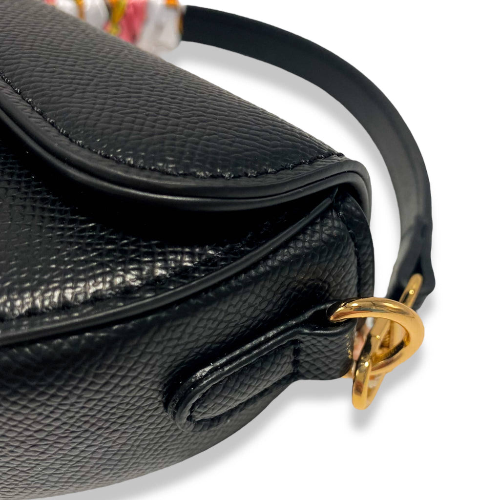 B1309 & B1342 Saddle Purse w/ Scarf (6 Colors): Beige / B1342 - BIG
