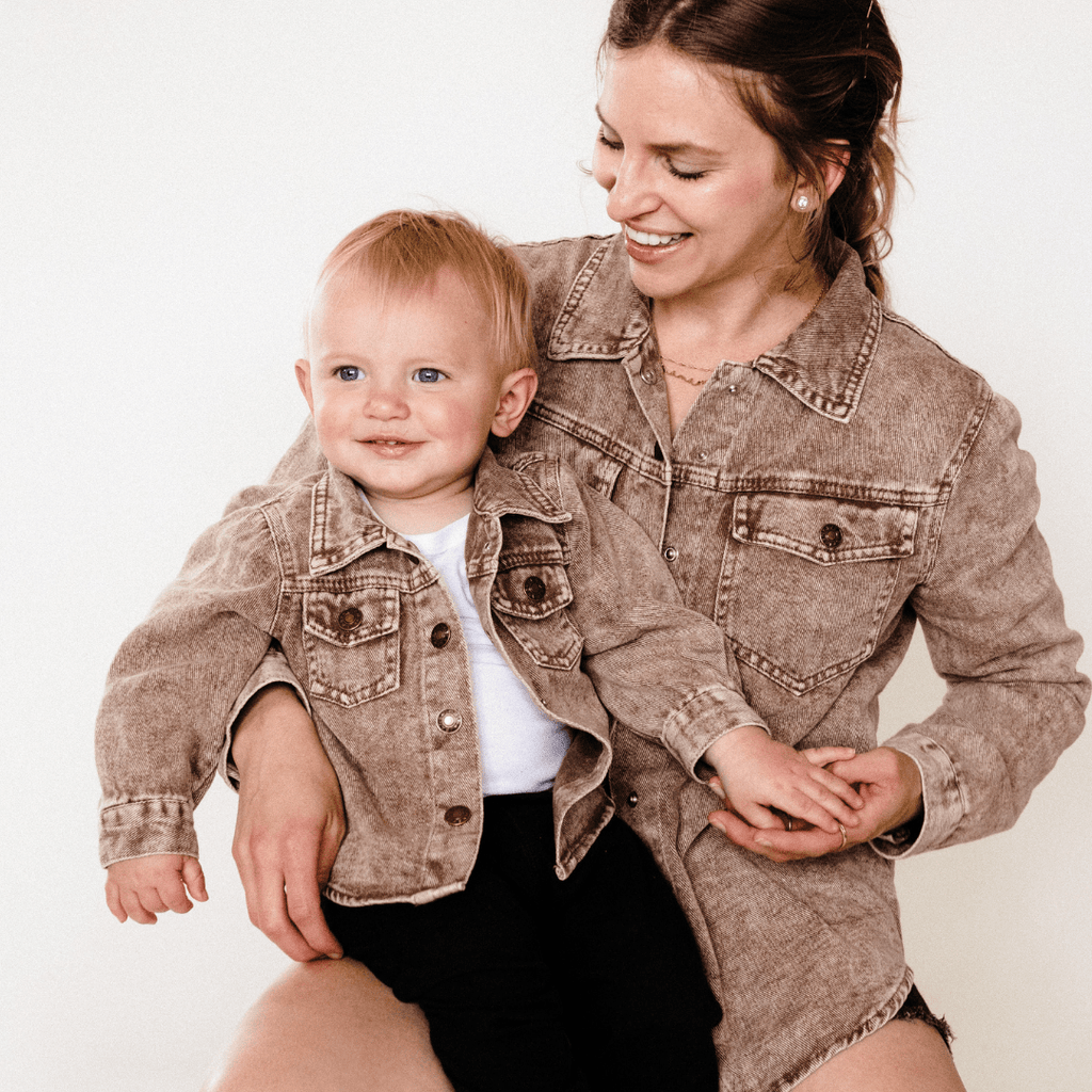 Brown Denim Jacket - Infant: 12-18M