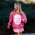 I'M LITERALLY JUST A GIRL | IN DUSTY MAGENTA| oversized drop shoulder | KIDS: DUSTY MAGENTA / 4 - 6Y PULLOVER