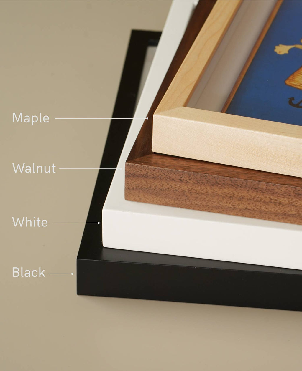 A Boy Named Charlie Brown by Charles Schulz Book Cover Print: Maple Frame / 11×14"