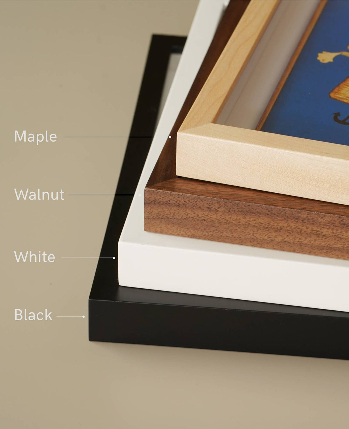 A Boy Named Charlie Brown by Charles Schulz Book Cover Print: Maple Frame / 11×14"