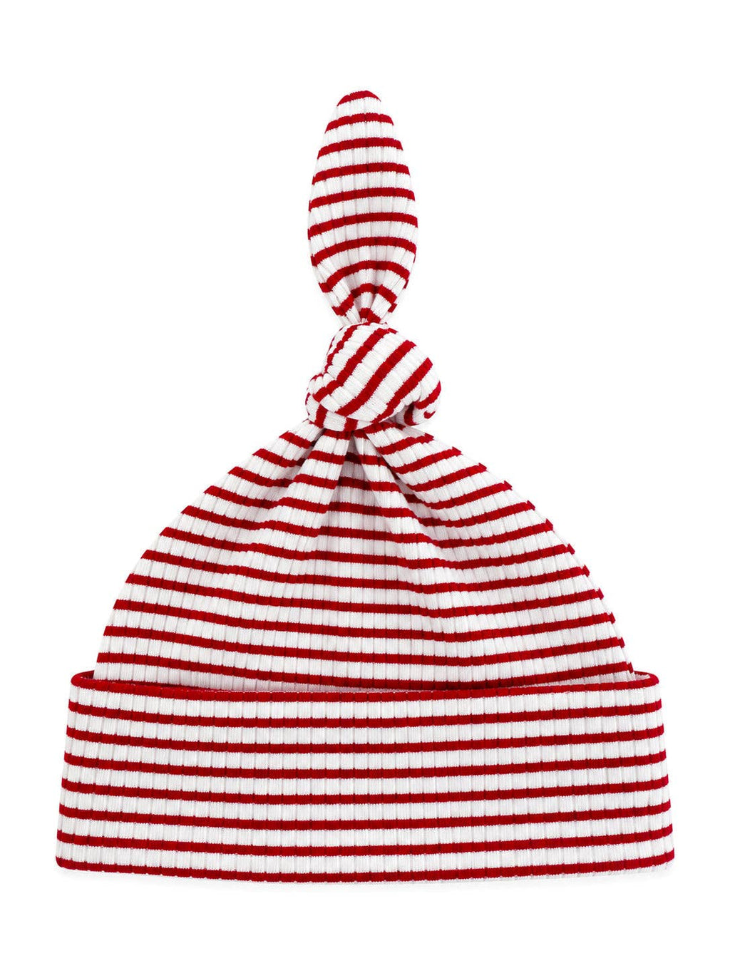 Red Stripe / Ribbed Beanie: 0 - 3 mo.
