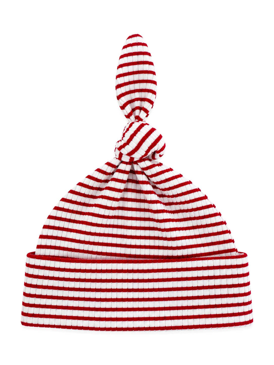 Red Stripe / Ribbed Beanie: 0 - 3 mo.