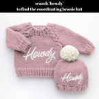 Howdy Sweater Rosy for Baby & Toddler: 12-18 months