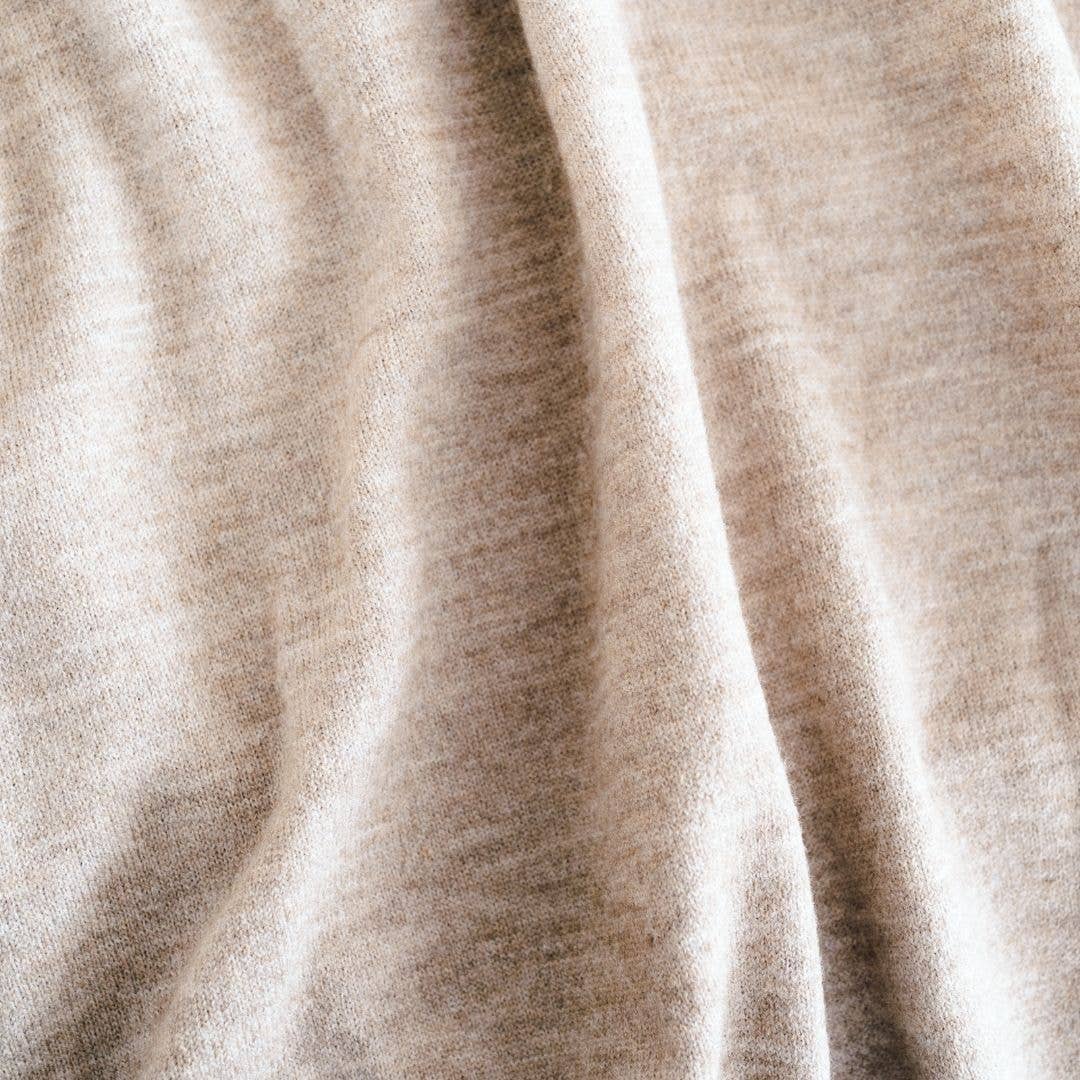 Quarter Zip Sweater Sand - Infant: 12-18M