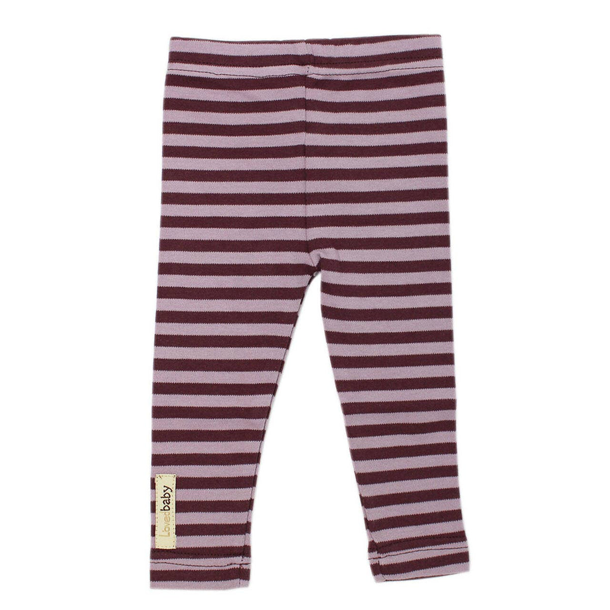 Lavender/Eggplant | Organic Leggings: 6-9m