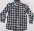 Green Checkered Boys Shirt — Cotton Boys Shirt | 0-13 Years: 3 Years