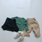 Kids Denim Trousers Casual Retro Wide-Leg Pants: Denim Blue / 4T