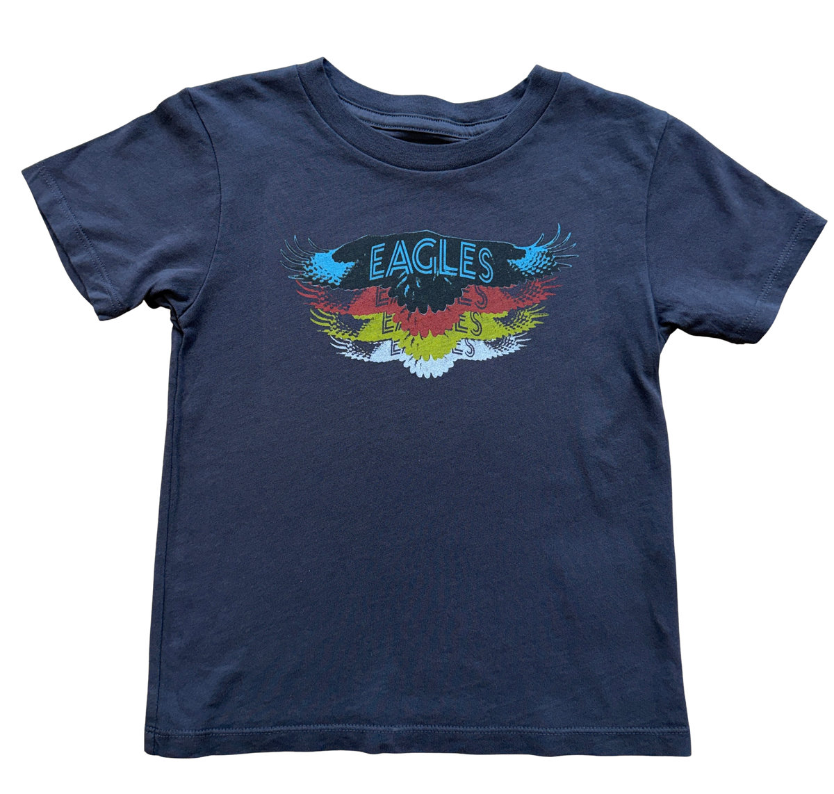 The Eagles Retro Wings Tee - Black: 4/5