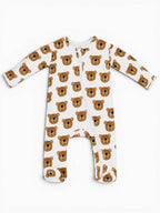 Baby Bear / Organic Cotton 2-Way Zip Footie: 6 - 9 mo.