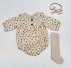 Claudia Soft Cotton Romper Set: Claudia 2pc / 12-18 months