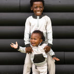 Color Blocked Sweatshirt & Pants Set - Bobcat: 12M