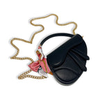 B1309 & B1342 Saddle Purse w/ Scarf (6 Colors): IVORY / B1342 - BIG