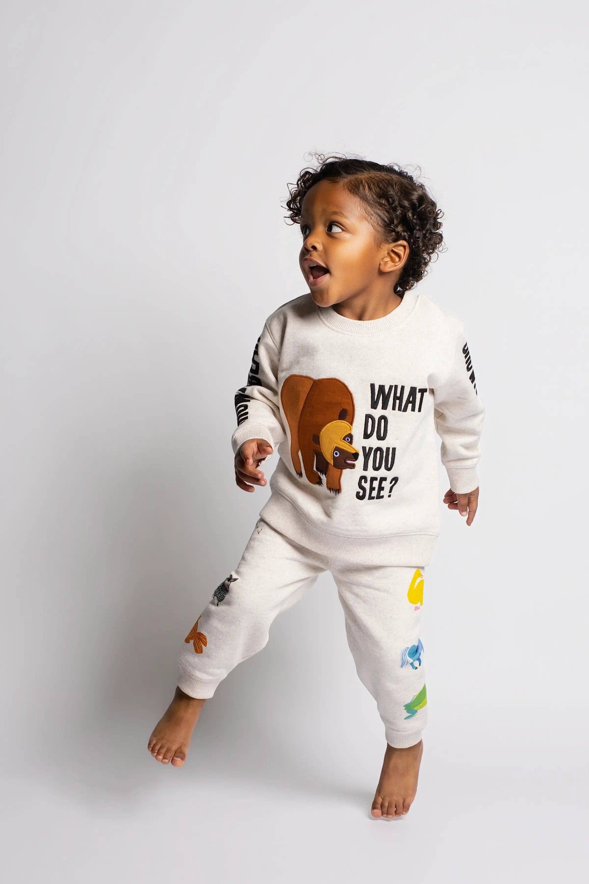 Sporty Sweatshirt_Eric Carle Brown Bear: Unisex / Eric Carle Brown Bear / 6-9m