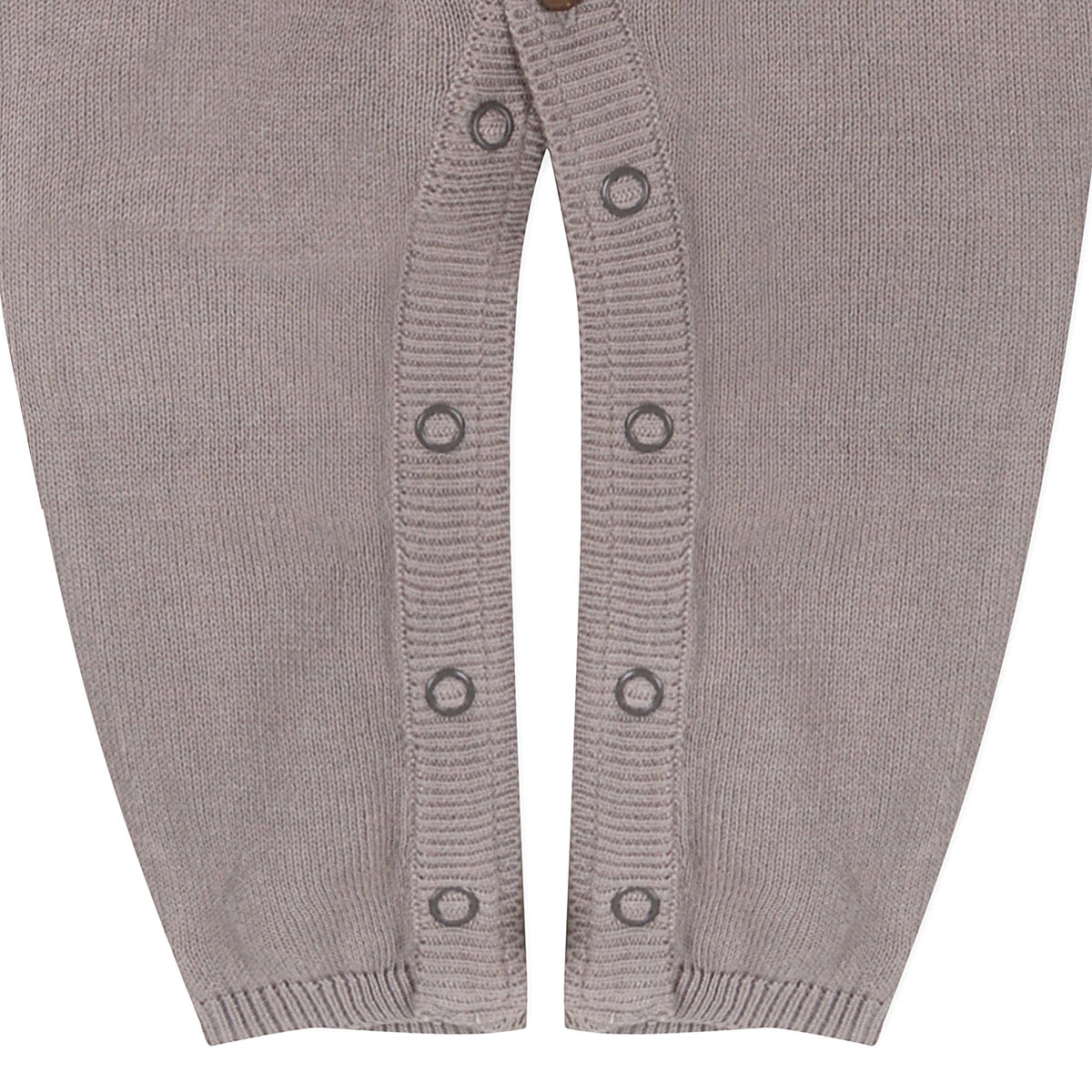 Milan Shawl Sweater Knit Baby Jumpsuit (Organic cotton): Blue / 18-24