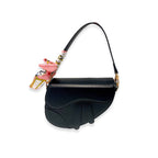 B1309 & B1342 Saddle Purse w/ Scarf (6 Colors): GREY / B1309 - SMALL