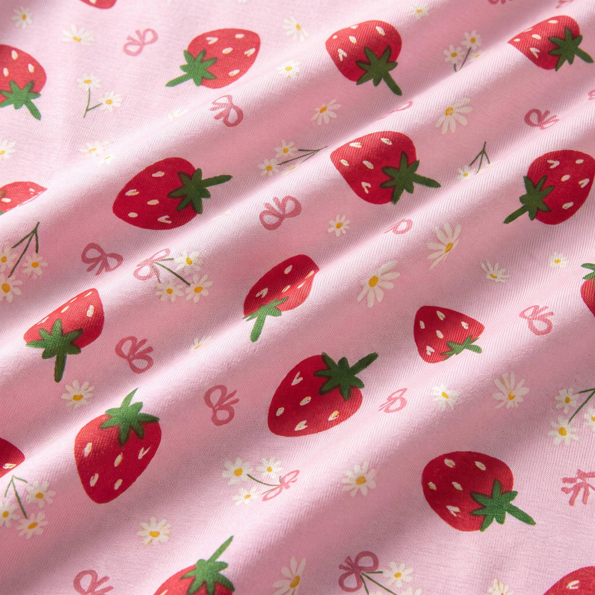 Bamboo Long Sleeve Pajama Set Ruby Berry: Ruby Berry / XXS(6-12M)