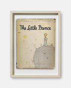 The Little Prince by Antoine DE Saint Book Cover Print: Maple Frame / 11×14"