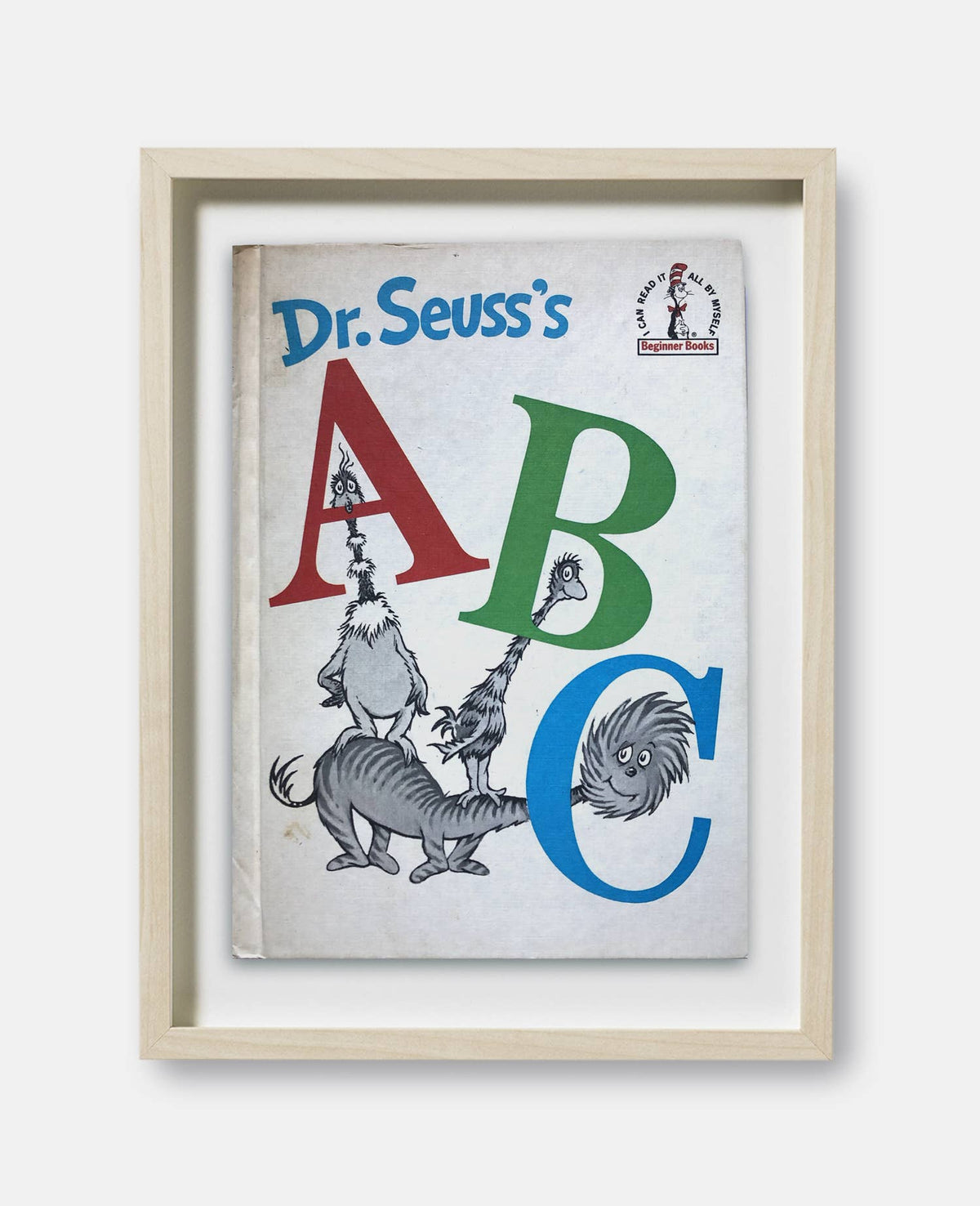 ABC by Dr. Seuss Book Cover Print : Maple Frame / 11×14"