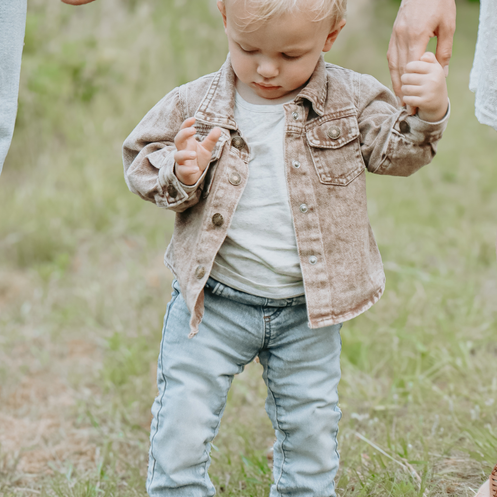 Brown Denim Jacket - Infant: 12-18M