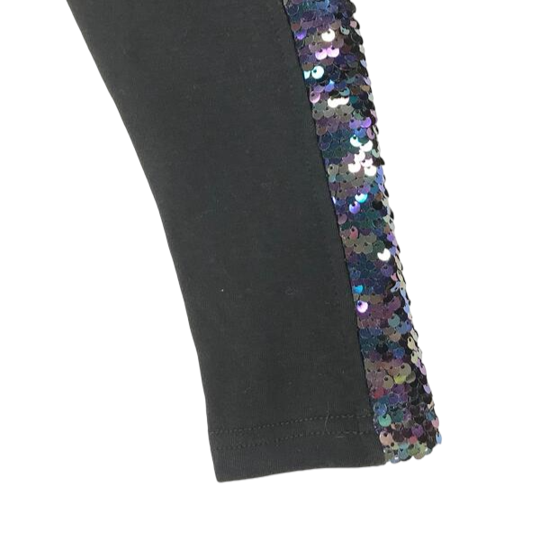 A70 82341-A Side Sequin Leggings : Peacock / 4 5 6;2-2-2