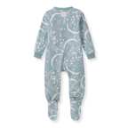 Celestial Moon polarbee™ Repreve® Fleece Pajamas - Mountain Blue: 0-3M