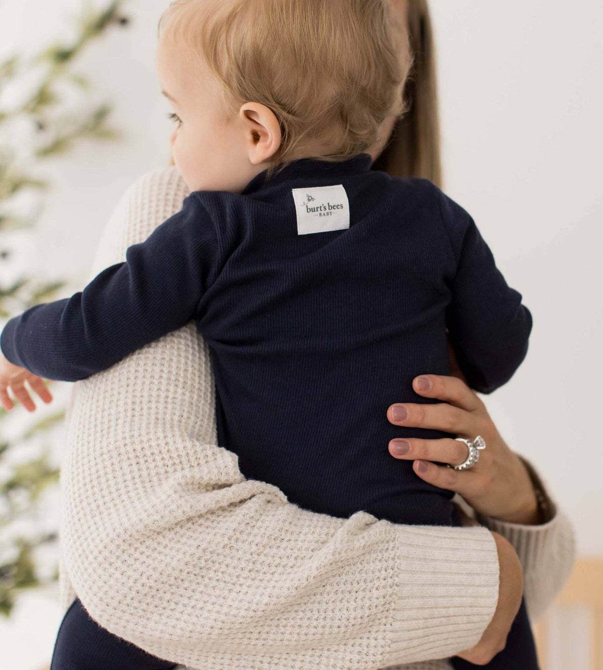 Solid Rib Organic Cotton Sleep & Play - Midnight: Midnight / 6-9 Months