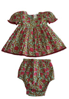 Alisha Swing Dress Turquoise — Cotton Girls Dress | Infant to Tween 0-13 Years: 2Years