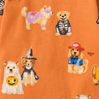 Doggy Dress Up Organic Cotton Two-Piece Pajamas: 12M