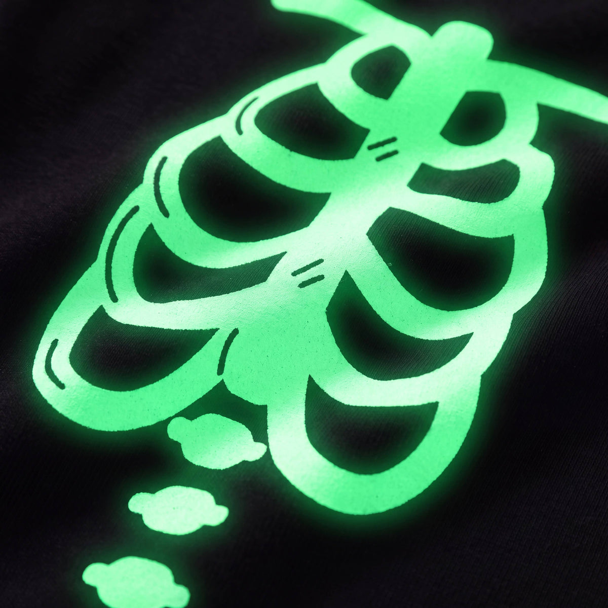 Glow in the Dark Pajama Set Halloween Skeleton White: White / XS(12-18M)