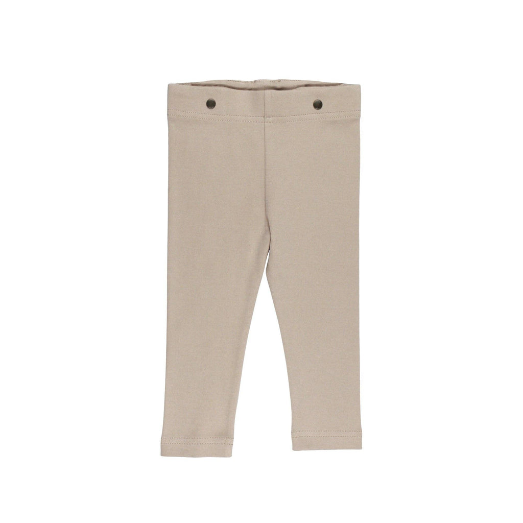 Oatmeal | Organic Baby Dress Pants: 3-6m