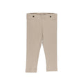 Oatmeal | Organic Baby Dress Pants: 3-6m