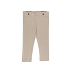Oatmeal | Organic Baby Dress Pants: 3-6m