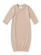 Tan / Ribbed Gown: 0 - 3 mo.