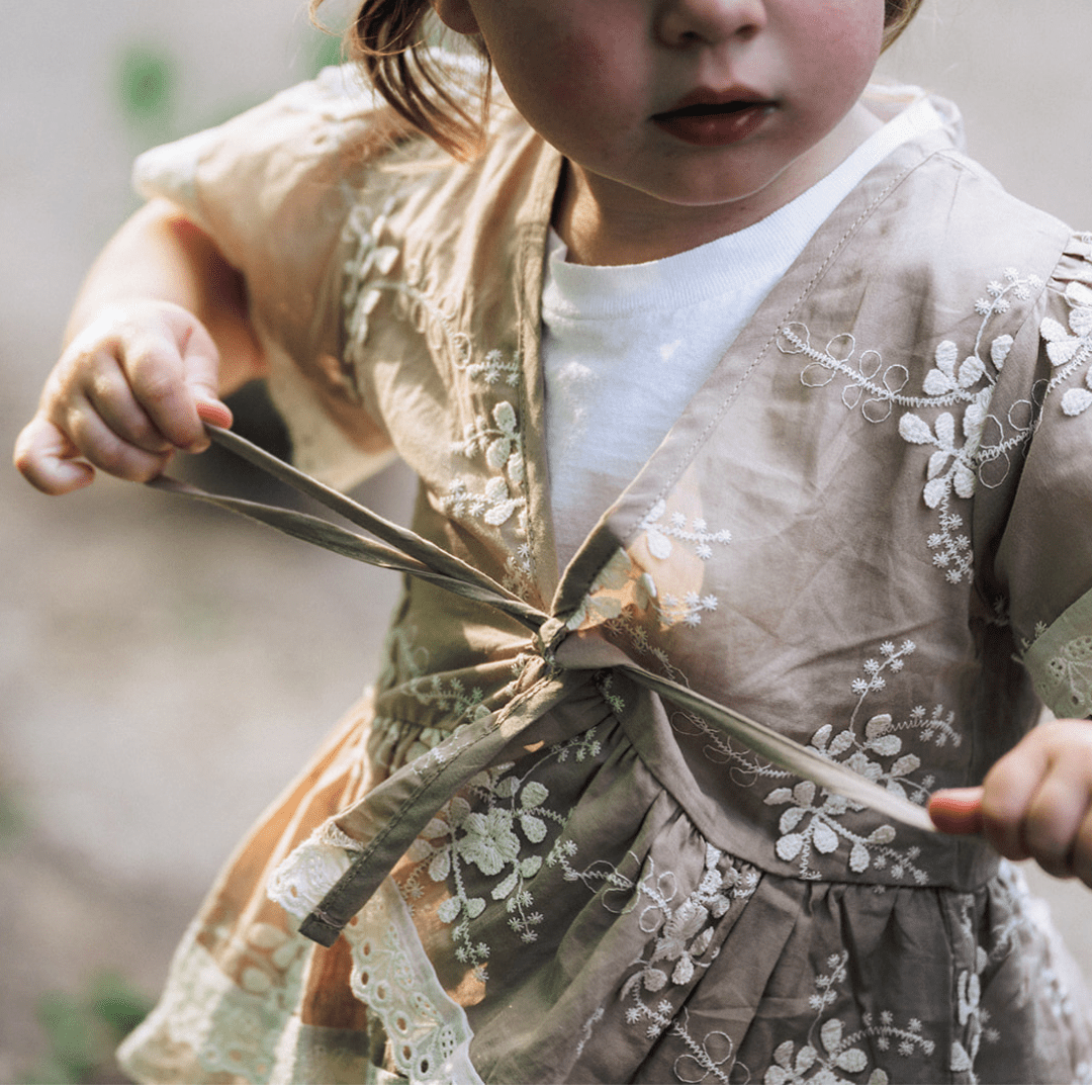 Embroidered Cardigan- Child: 3-4T