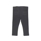 Charcoal | Organic Baby Dress Pants: 3-6m
