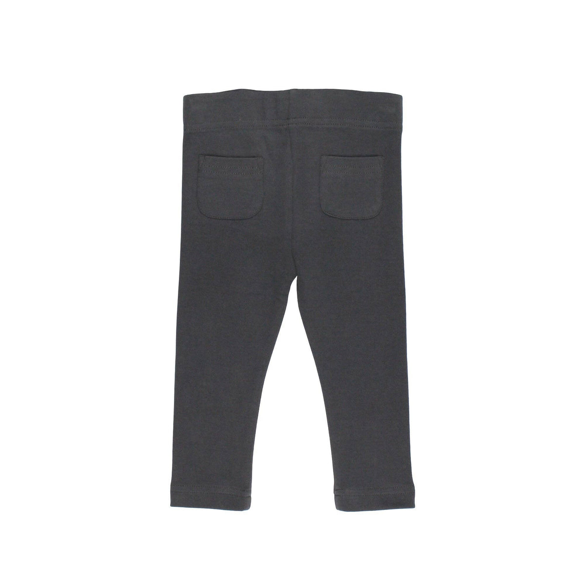 Charcoal | Organic Baby Dress Pants: 3-6m