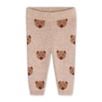 Bear Knit Baby Pullover & Pant Set (Organic Cotton): Marl Brown / 18-24M
