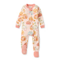Prettiest Pumpkins Organic Cotton Sleeper Footed: 12M