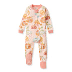 Prettiest Pumpkins Organic Cotton Sleeper Footed: 12M