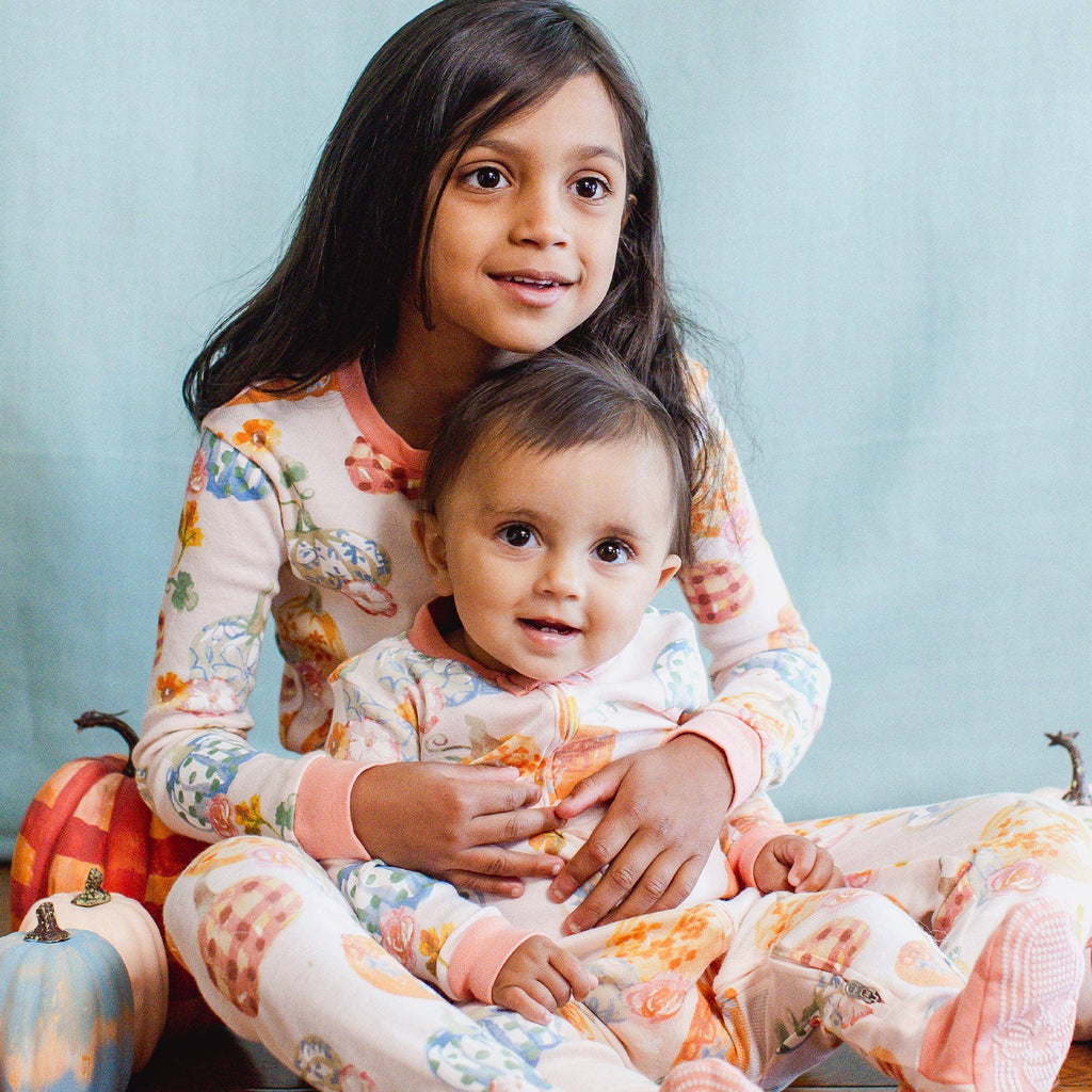 Prettiest Pumpkins Organic Cotton Sleeper Footed: 24M