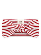 Red Stripe / Ribbed Bow: 0 - 6 mo.