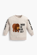 Sporty Sweatshirt_Eric Carle Brown Bear: Unisex / Eric Carle Brown Bear / 12-18m