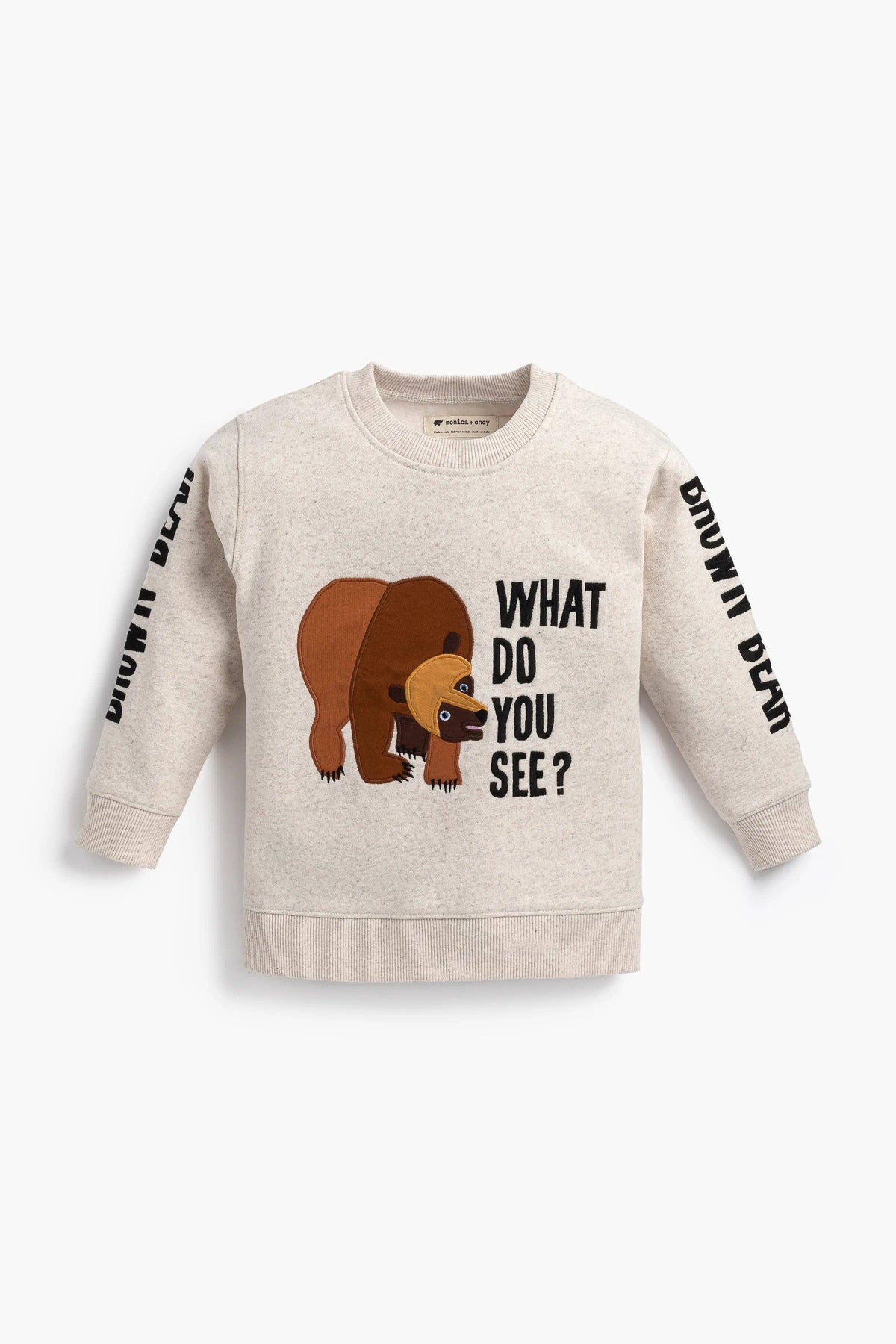 Sporty Sweatshirt_Eric Carle Brown Bear: Unisex / Eric Carle Brown Bear / 12-18m